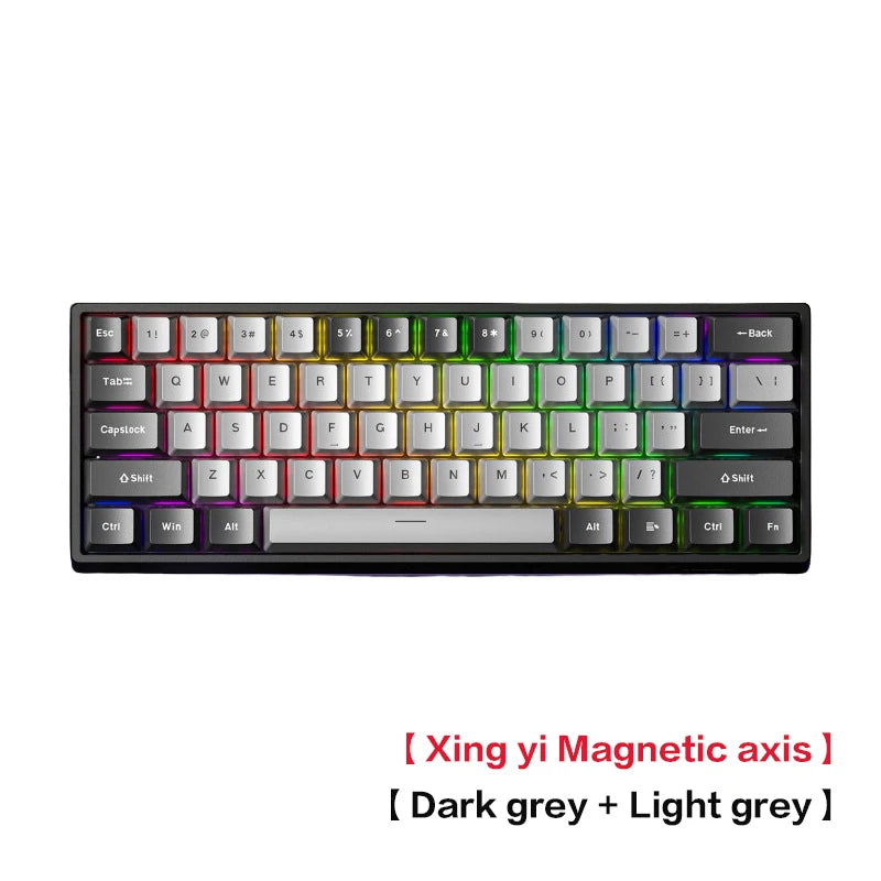 AULA WiN 60 Magnetic Axis Keyboard RT Custom Mechanical Wired Connection for Gaming with Webdriver for 8K Response Rate