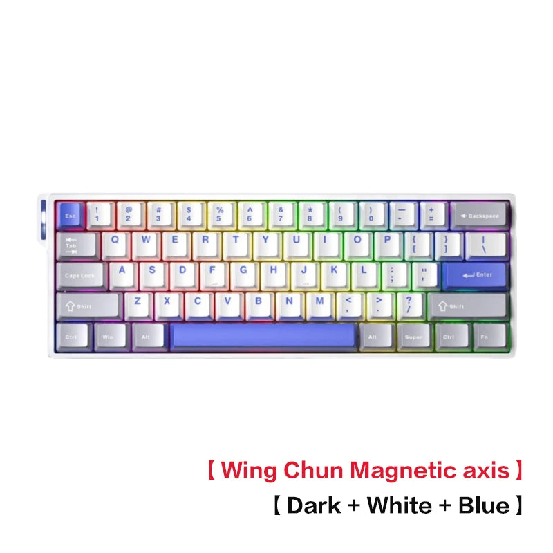 AULA WiN 60 Magnetic Axis Keyboard RT Custom Mechanical Wired Connection for Gaming with Webdriver for 8K Response Rate