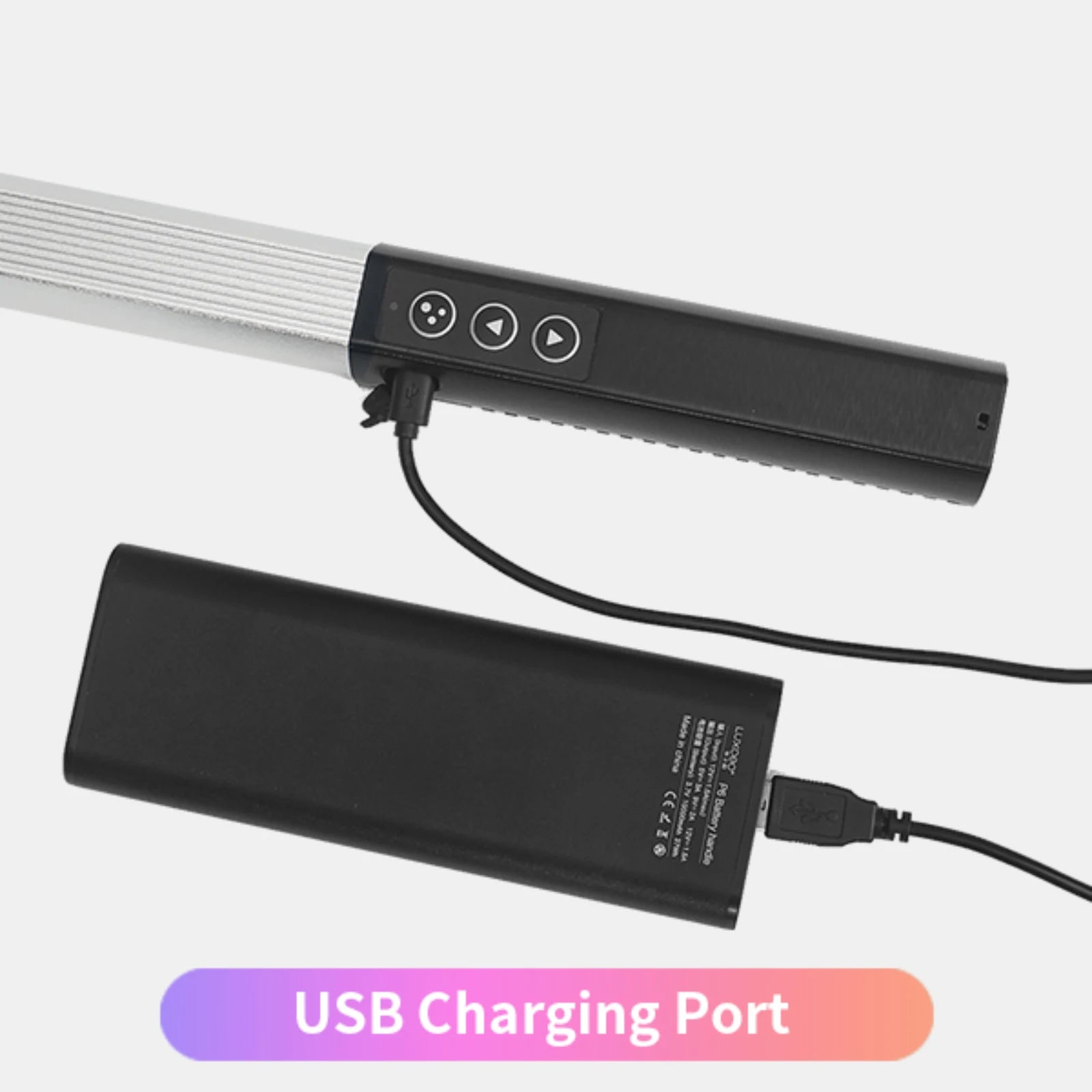 LUXCEO Q508A Handheld RGB Video Tube Light LED Stick 3000K-6000K CRI 95+ Photography Studio Colorful Light Wand For Youtube Vlog