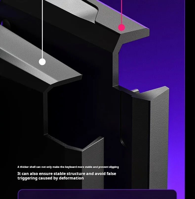 AULA WiN 60 Magnetic Axis Keyboard RT Custom Mechanical Wired Connection for Gaming with Webdriver for 8K Response Rate
