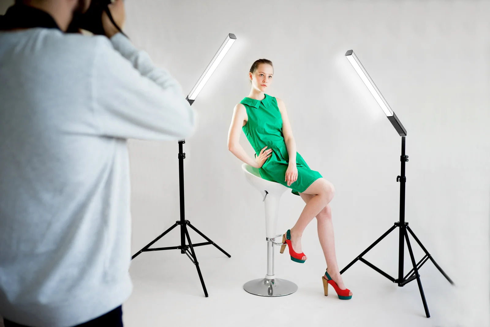 LUXCEO Q508A Handheld RGB Video Tube Light LED Stick 3000K-6000K CRI 95+ Photography Studio Colorful Light Wand For Youtube Vlog