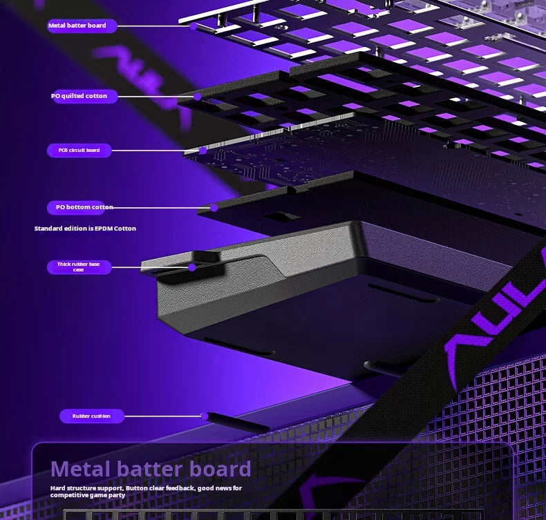 AULA WiN 60 Magnetic Axis Keyboard RT Custom Mechanical Wired Connection for Gaming with Webdriver for 8K Response Rate